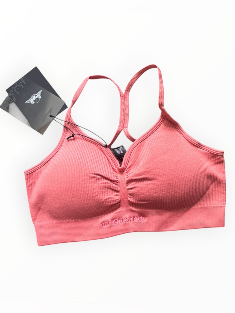 Civil Regime No Tomorrow Pink Sport Bra Large NWT